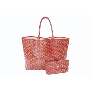 GOYARD Saint Louis tote bag red leather